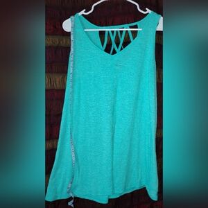 Terra and Sky Tank Top - Teal - 14w